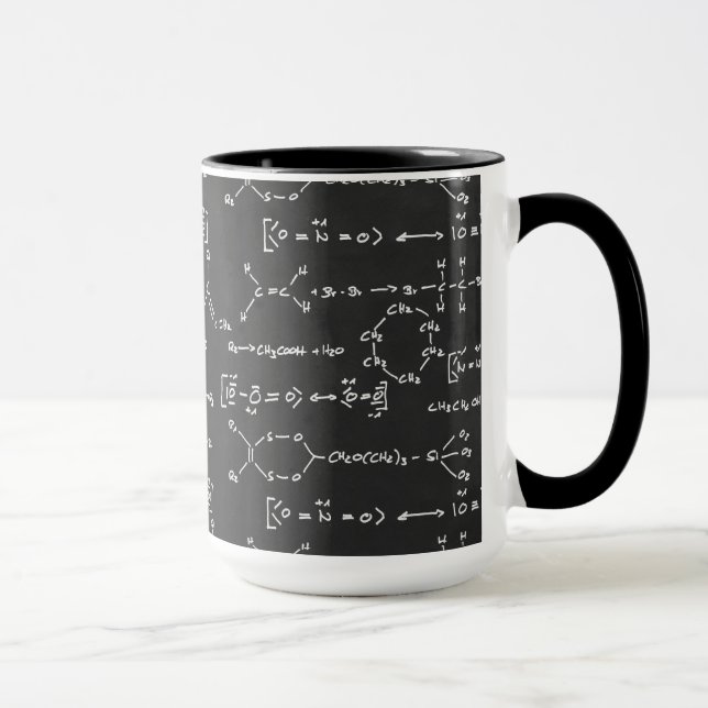Schreiben der chemischen Formel Tasse (Rechts)