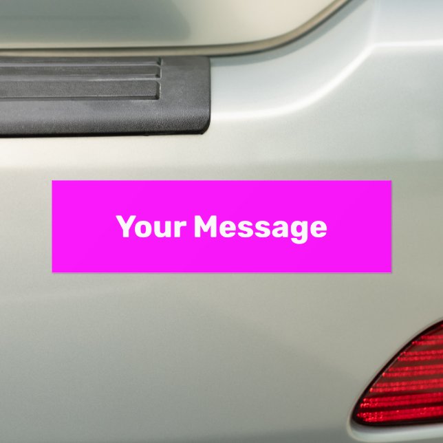 Schreiben der Magenta-Meldung und der Vorlage für  Autoaufkleber (Auf Auto)