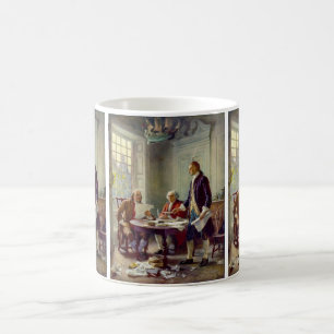 Schreiben der Unabhängigkeitserklärung Kaffeetasse