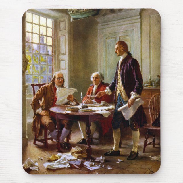 Schreiben der Unabhängigkeitserklärung Mousepad (Vorne)