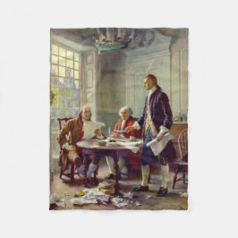 Schreiben der Unabhängigkeitserklärung (USA) Fleecedecke
