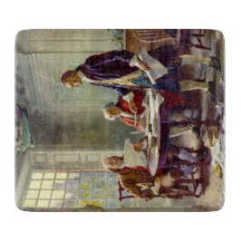 Schreiben der Unabhängigkeitserklärung (USA) Schneidebrett