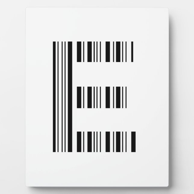 SCHREIBEN E BAR CODE Erstes erstes Barcode-Muster Fotoplatte (Vorderseite)