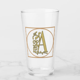 SCHREIBEN EIN MONOGRAM Schöne Hochzeit Neues Zuhau Glas