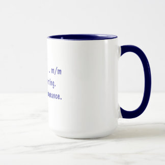 Schreiben einer Romanze Tasse