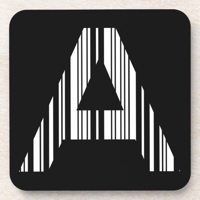SCHREIBEN EINES BAR CODE-ersten ersten Barcode-Mus Untersetzer (Vorderseite)
