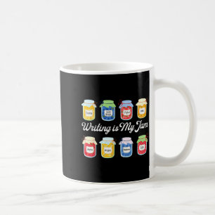 Schreiben ist mein Ding lustiger Schriftsteller Au Kaffeetasse