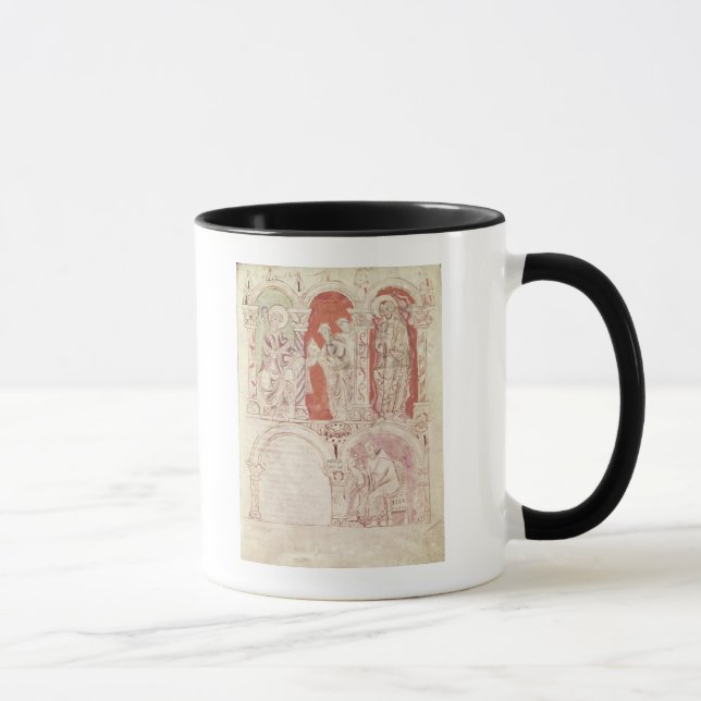 Schreiben Johannes Cassian und Mönch-Angebot Tasse (Rechts)