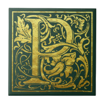 Schreiben P Erster Brief Imitate Gold Celtic Green