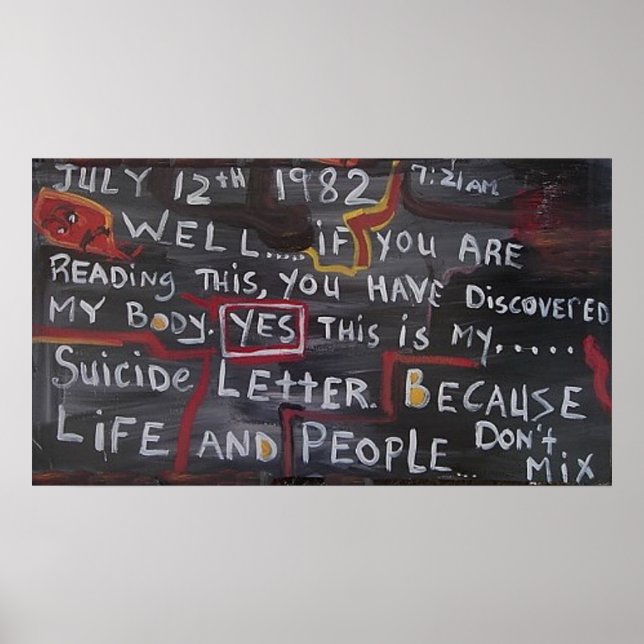 SCHREIBEN POSTER (Vorne)