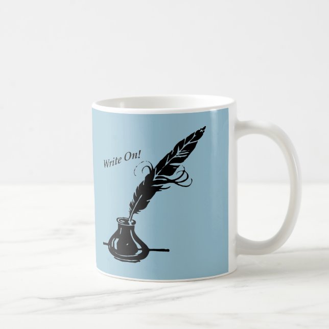 Schreiben Sie an! Kaffeetasse (Rechts)