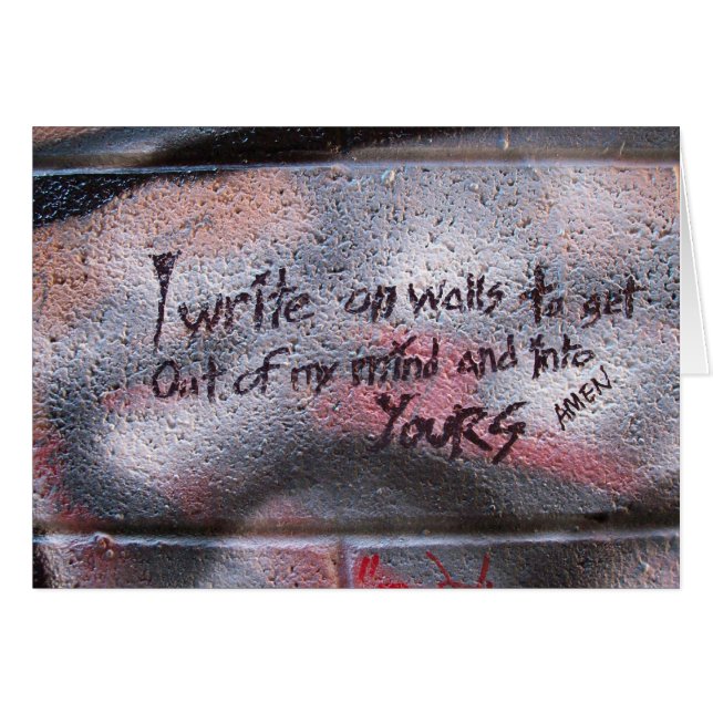 Schreiben Sie auf Wände (Vorderseite (Horizontal))