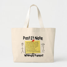 Schreiben Sie die Nachricht "Wimpy Parents"