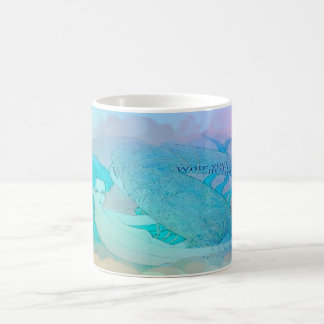 Schreiben Sie Ihre Geheimnisse in den Sand Kaffeetasse