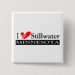Schreiben Sie Ihre Minnesota-Stadt Button