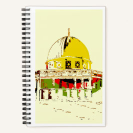 Schreiben Sie Ihre Reise: Dome of the Rock Noteboo Notizbuch
