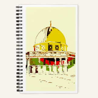 Schreiben Sie Ihre Reise: Dome of the Rock Noteboo Notizbuch