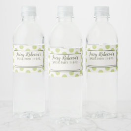 Schreiben Sie Ihren Namen Green Water Flasche Labe