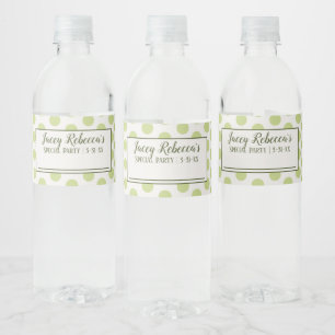 Schreiben Sie Ihren Namen Green Water Flasche Labe
