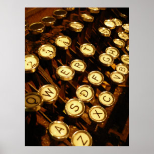 Schreiben Sie mir - Buchstabeschlüssel Poster