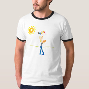 Schreiben Sie Vater-Shirt - den glücklichen T-Shirt