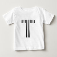 SCHREIBEN T BAR CODE Erste erste Barcode-Muster