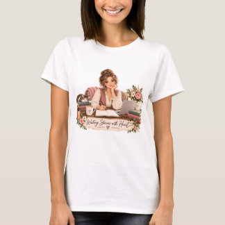 Schreiben von Geschichten mit Herz Writer T-Shirt