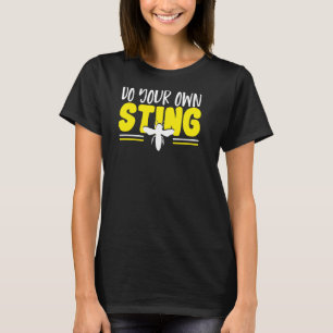 Schreibende Biene Pun School Rechtschreibbiene T-Shirt