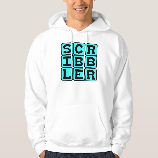 Schreiber, Karikaturist oder Künstler Hoodie (Vorderseite)