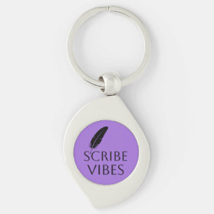 Schreiber Vibes Violette Schriftsteller Autoren Di Schlüsselanhänger