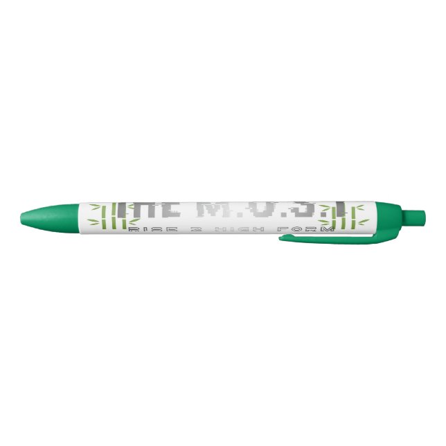 Schreibfarbe: Schwarzer Tintenstift Kugelschreiber (Unterseite)