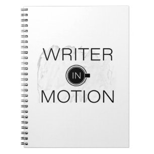Schreibgerät in Motion Notebook Notizblock
