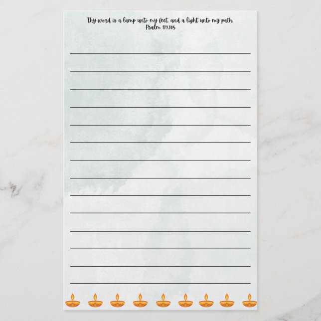 Schreibkunst Briefpapier (Vorderseite)