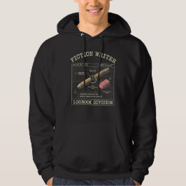 Schreiblogbuch für Romanschriftsteller Sparte LKW- Hoodie