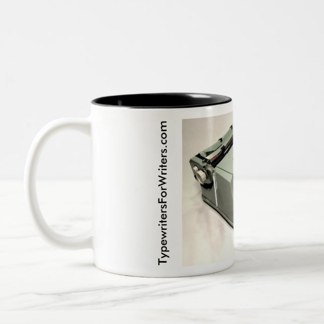 Schreibmaschine Hermess 3000 - 1970 Zweifarbige Tasse (Links)