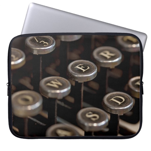 Schreibmaschine Laptopschutzhülle (Vorderseite)