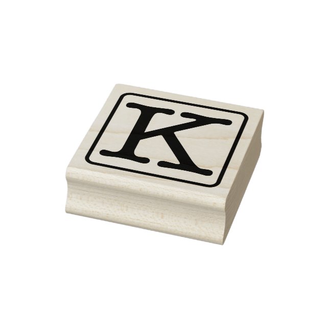 Schreibmaschine Letter K Rubber-Briefmarke Gummistempel (Stempel)