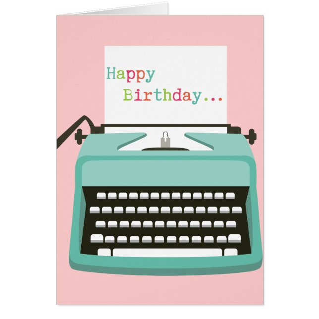 Schreibmaschine mit Anmerkung (Vorne)