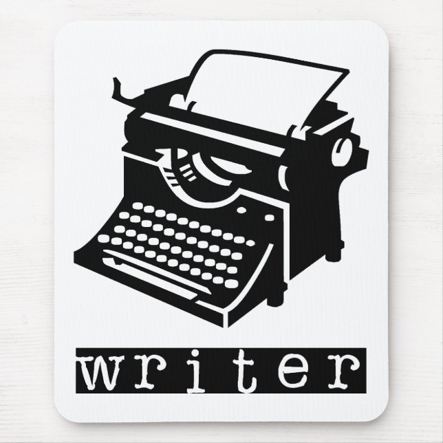 Schreibmaschine Mousepad (Vorne)