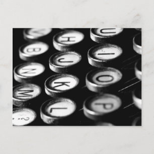 Schreibmaschine Postkarte