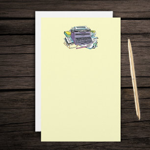 Schreibmaschine Stationary Briefpapier