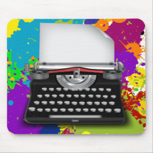 Schreibmaschine Tinte Mousepad