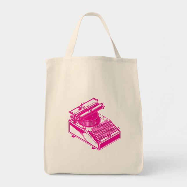 Schreibmaschine Typ - Schreibmaschine für Magenta  Tragetasche (Vorne)