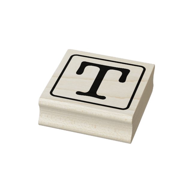 Schreibmaschinenbrief T-Briefmarke Gummistempel (Stempel)