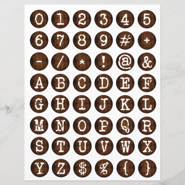 Schreibmaschinenschrift für alte Briefe (Vorderseite)