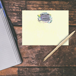 Schreibmaschinenstift für Vintage Schreibmaschine Post-it Klebezettel