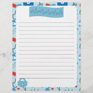 Schreibpapier im Schreibkopf