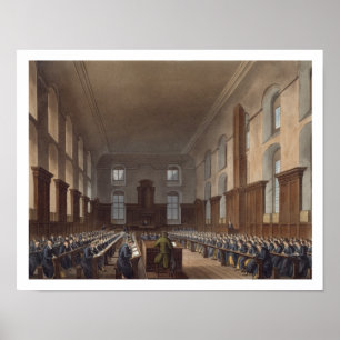 Schreibschule, Christ Hospital, von Ackermanns Poster