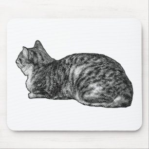 Schreibtisch Buddy: Restary Tabby Mousepad