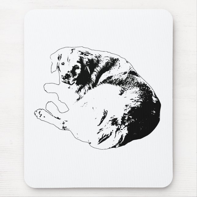 Schreibtisch-Curl, Stille Balance Mousepad (Vorne)